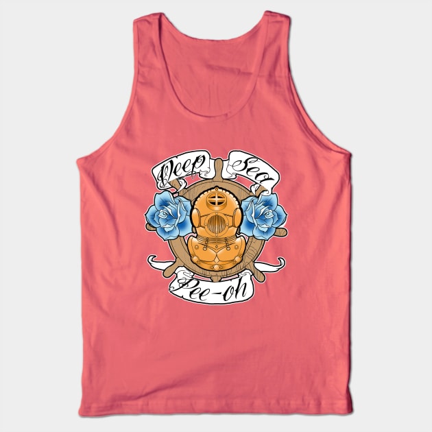 Nautical Threepio Tank Top by yayzus